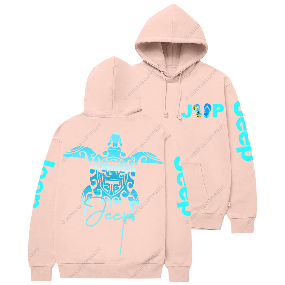 Sea Turtle Jp Print Double Printed Women Casual Hoodie