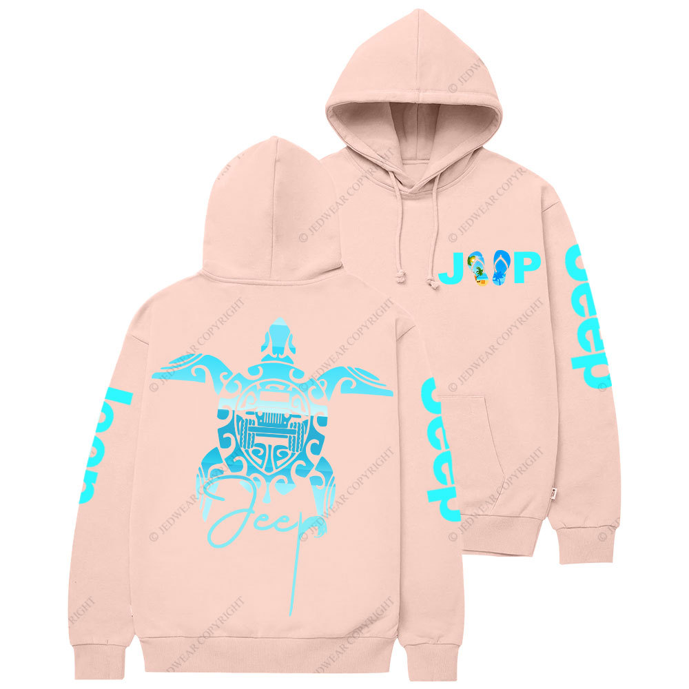 Sea Turtle Jp Print Double Printed Women Casual Hoodie