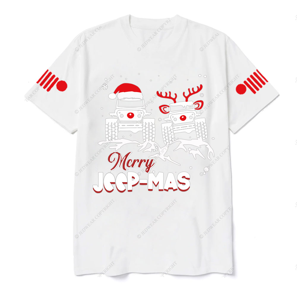 Santa Deer Jp Merry Christmas T-Shirt