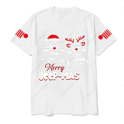 Santa Deer Jp Merry Christmas T-Shirt