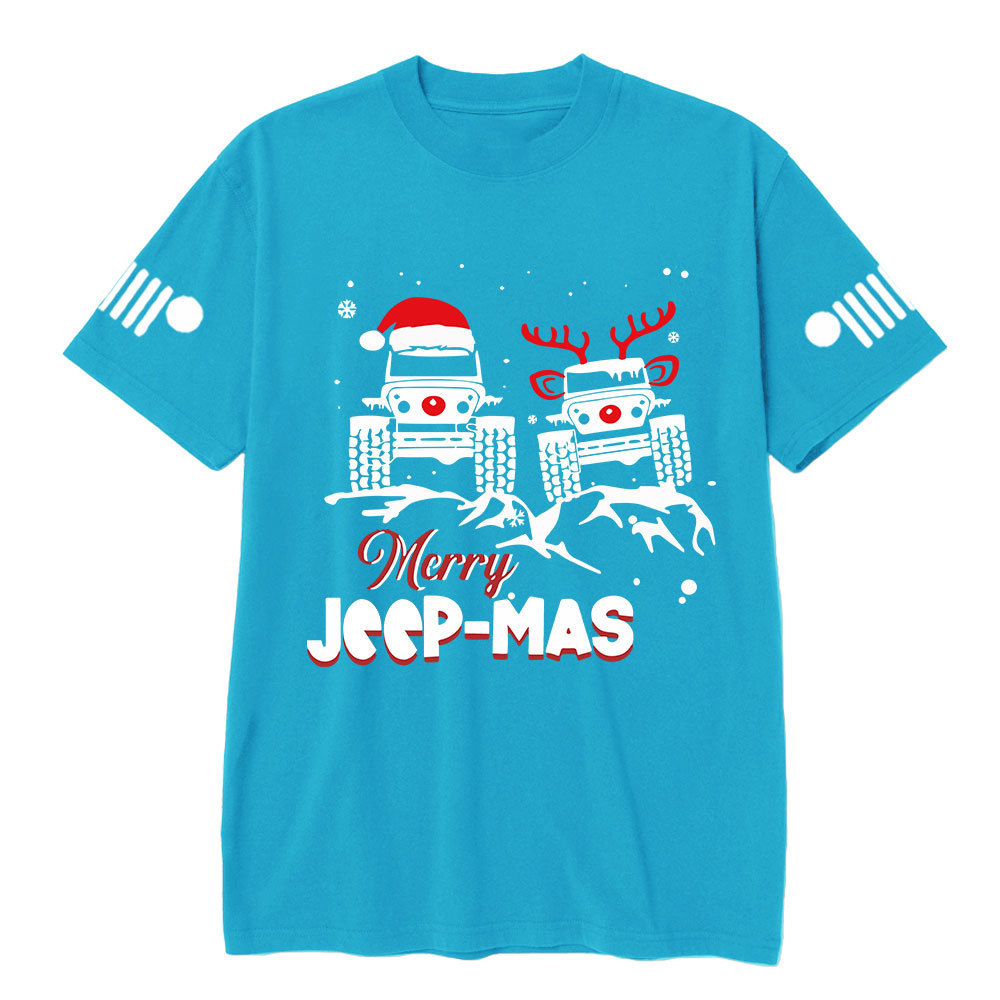 Santa Deer Jp Merry Christmas T-Shirt