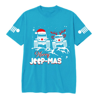 Santa Deer Jp Merry Christmas T-Shirt