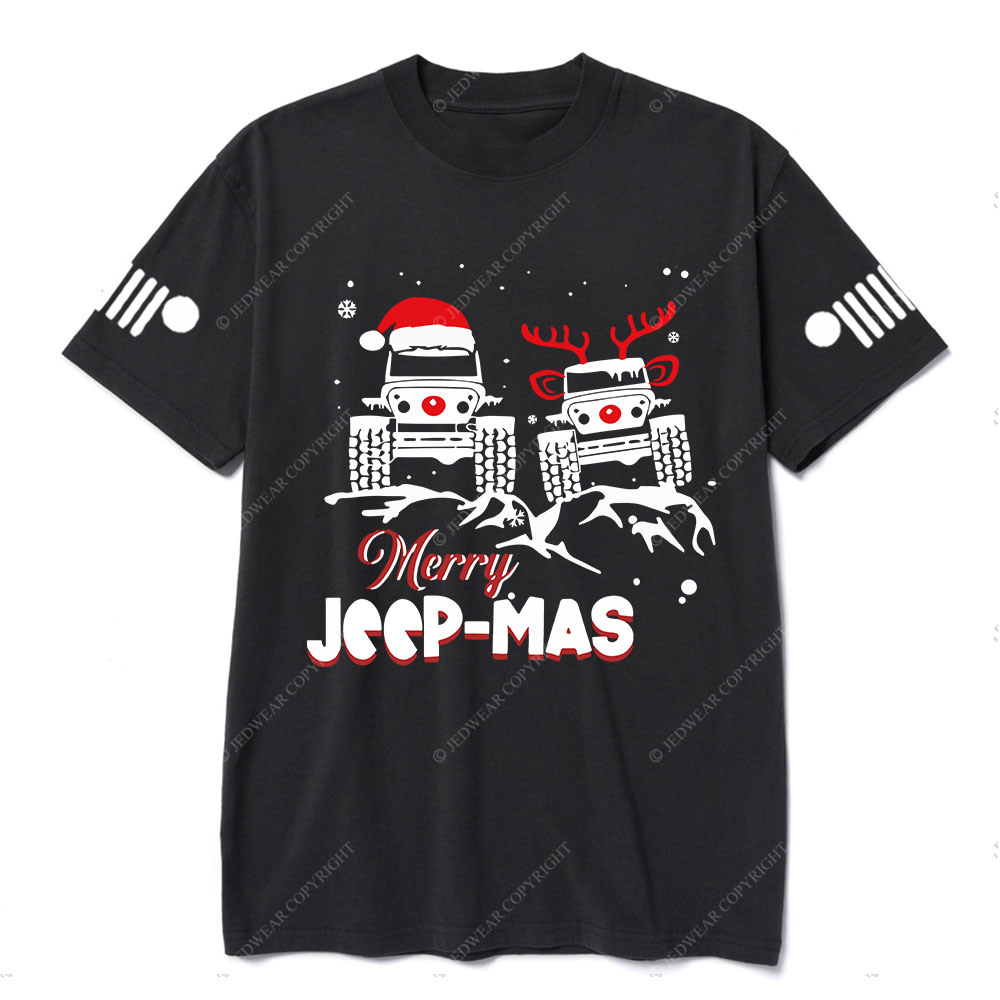 Santa Deer Jp Merry Christmas T-Shirt