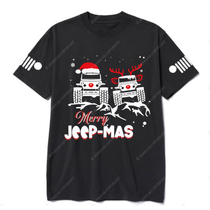 Santa Deer Jp Merry Christmas T-Shirt