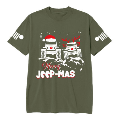 Santa Deer Jp Merry Christmas T-Shirt