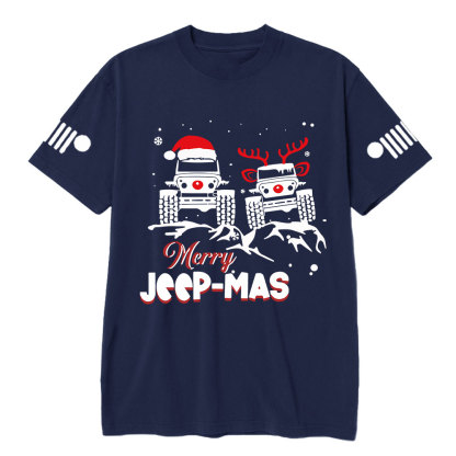 Santa Deer Jp Merry Christmas T-Shirt