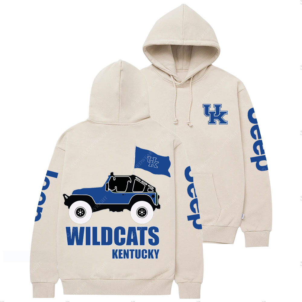 Kentucky Wildcats Football Jp Casual Hoodie