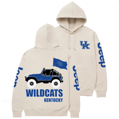 Kentucky Wildcats Football Jp Casual Hoodie