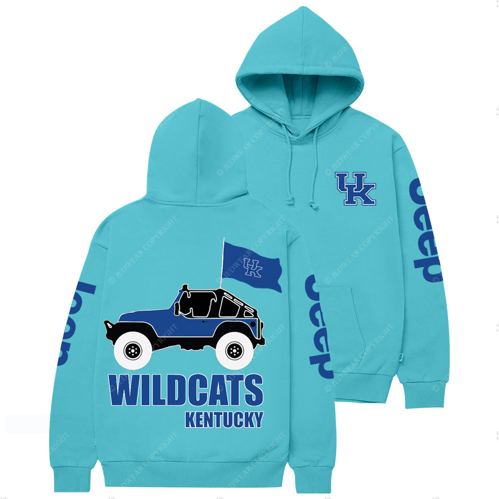 Kentucky Wildcats Football Jp Casual Hoodie