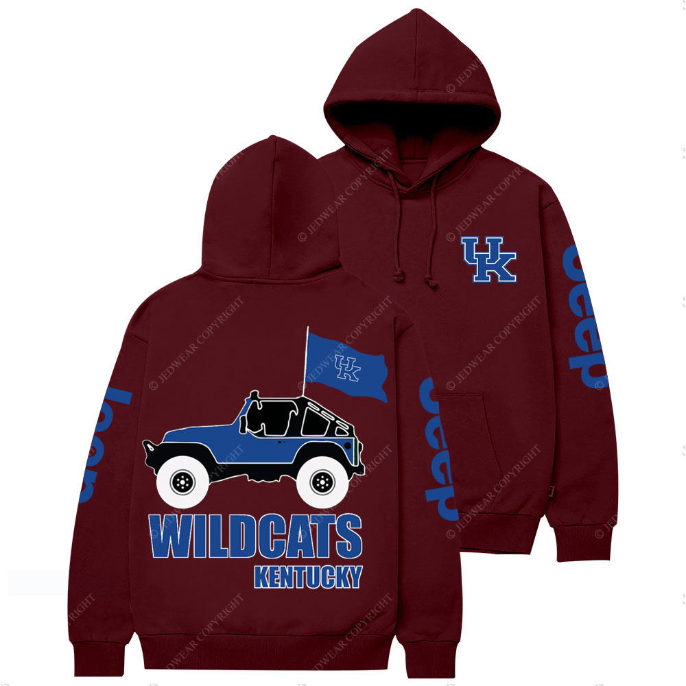 Kentucky Wildcats Football Jp Casual Hoodie