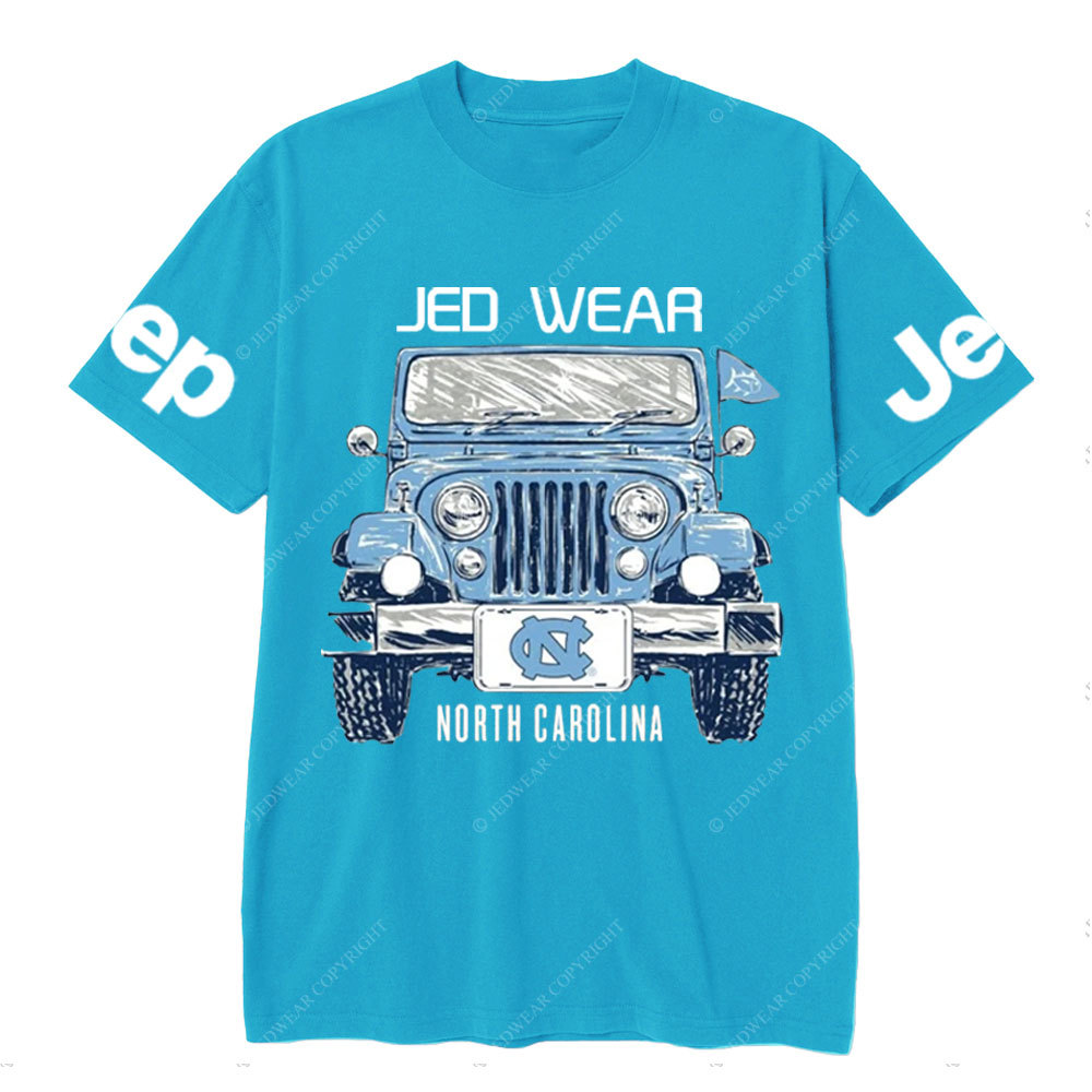UNC Tar Heels Jp Car T-Shirt