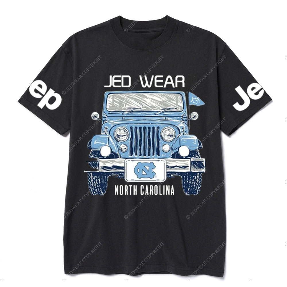 UNC Tar Heels Jp Car T-Shirt