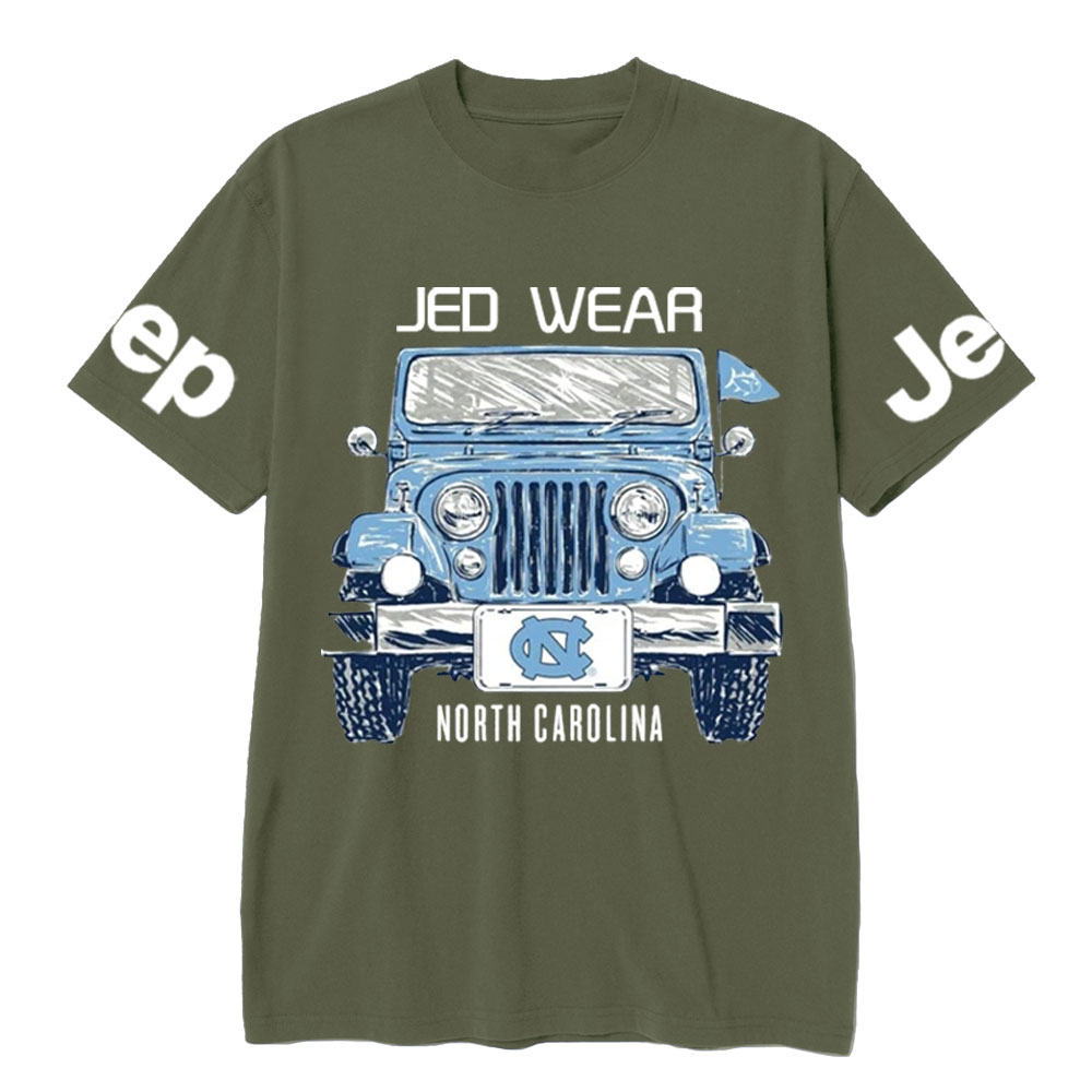UNC Tar Heels Jp Car T-Shirt