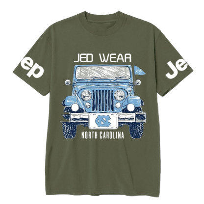 UNC Tar Heels Jp Car T-Shirt
