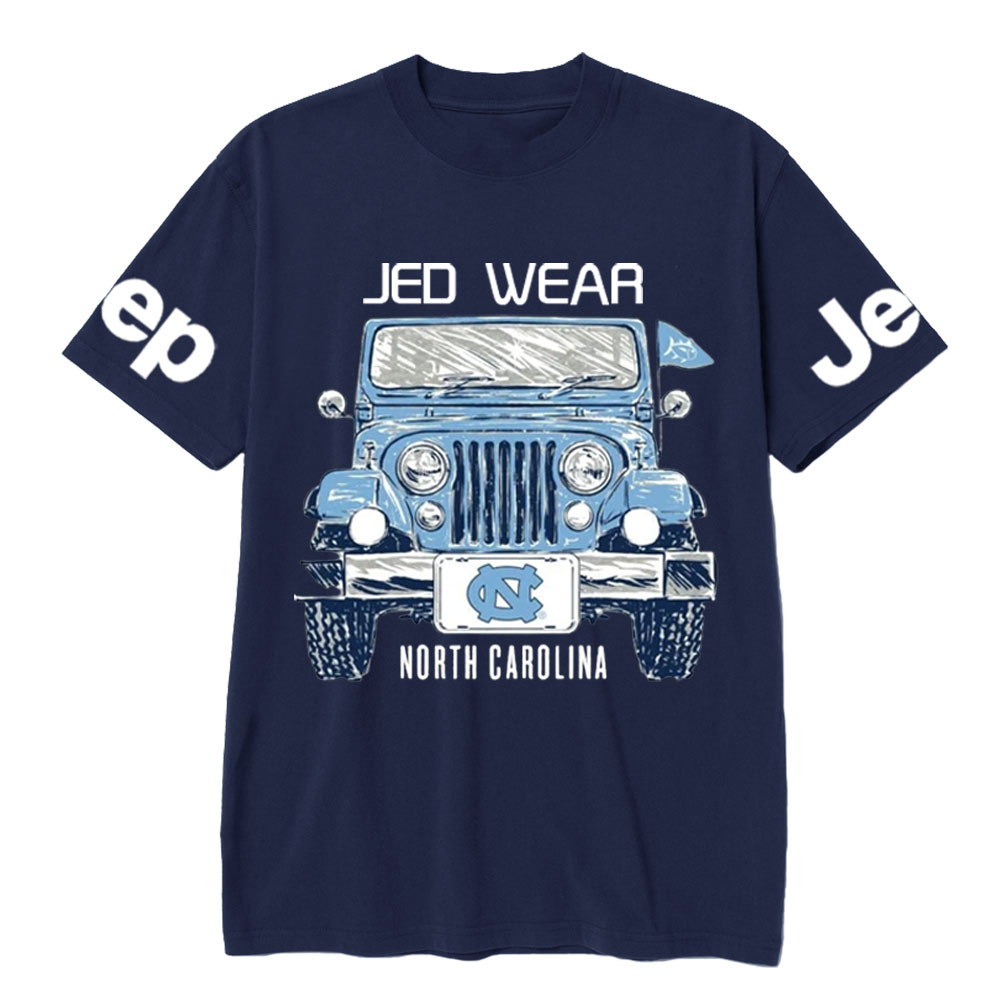 UNC Tar Heels Jp Car T-Shirt