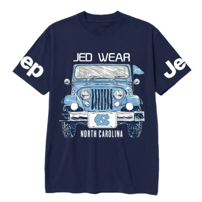 UNC Tar Heels Jp Car T-Shirt
