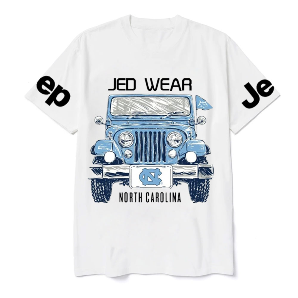 UNC Tar Heels Jp Car T-Shirt