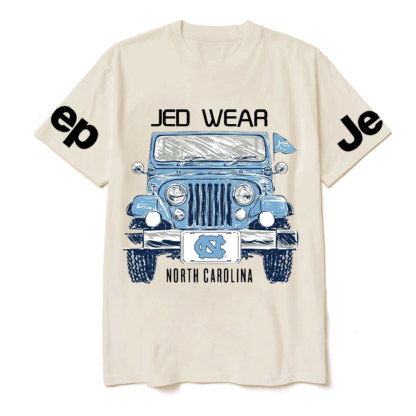 UNC Tar Heels Jp Car T-Shirt