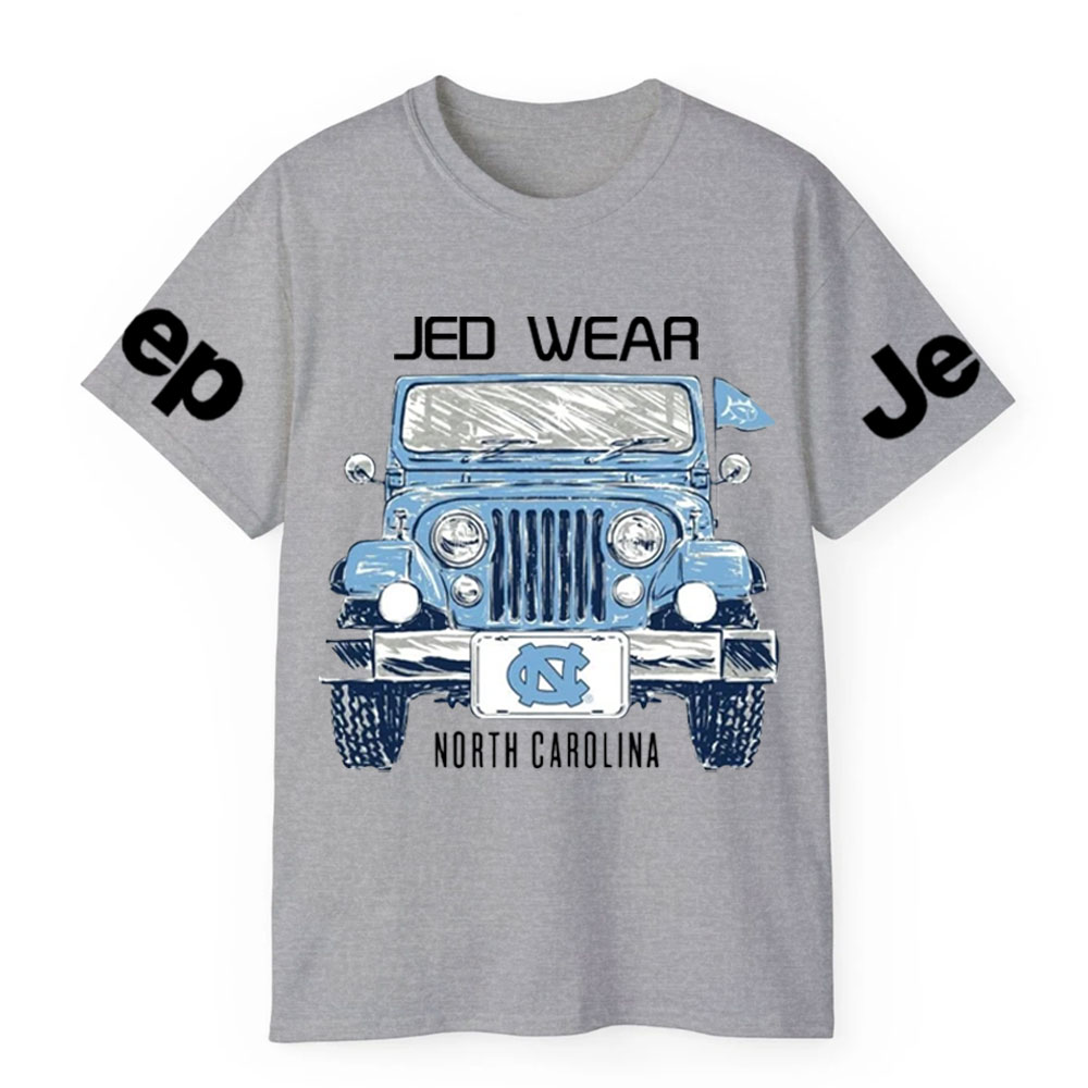 UNC Tar Heels Jp Car T-Shirt