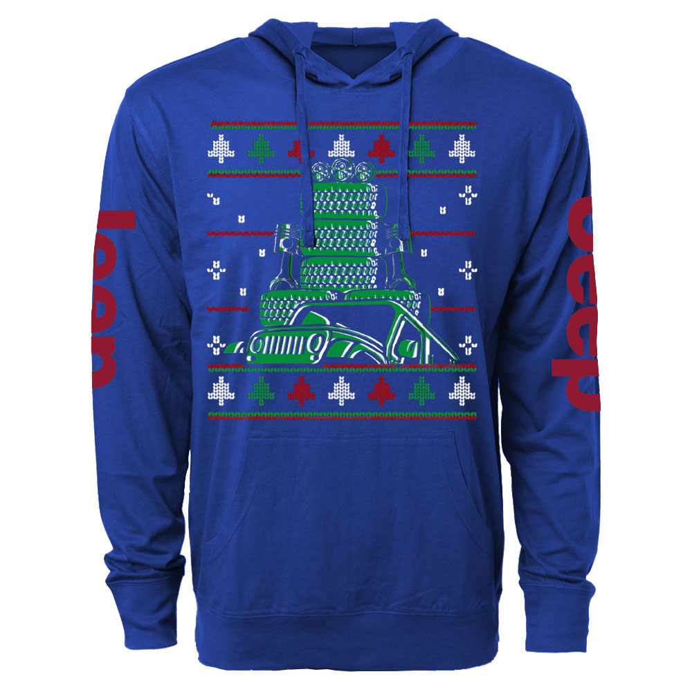 Offroad Vehicle Outdoor Ugly Christmas Oversized Lightweight Hoodie