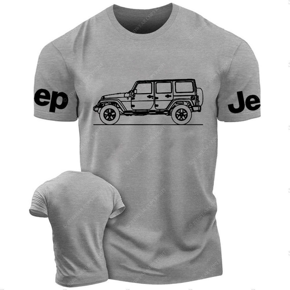 Jp Wrangler Unlimited JK Outline Jp T-Shirt