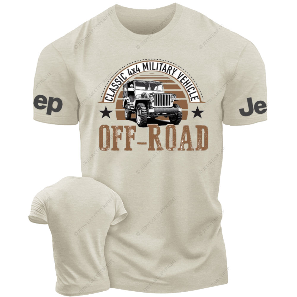 Off-road Classic Military Vehicle Jp Lover T-Shirt