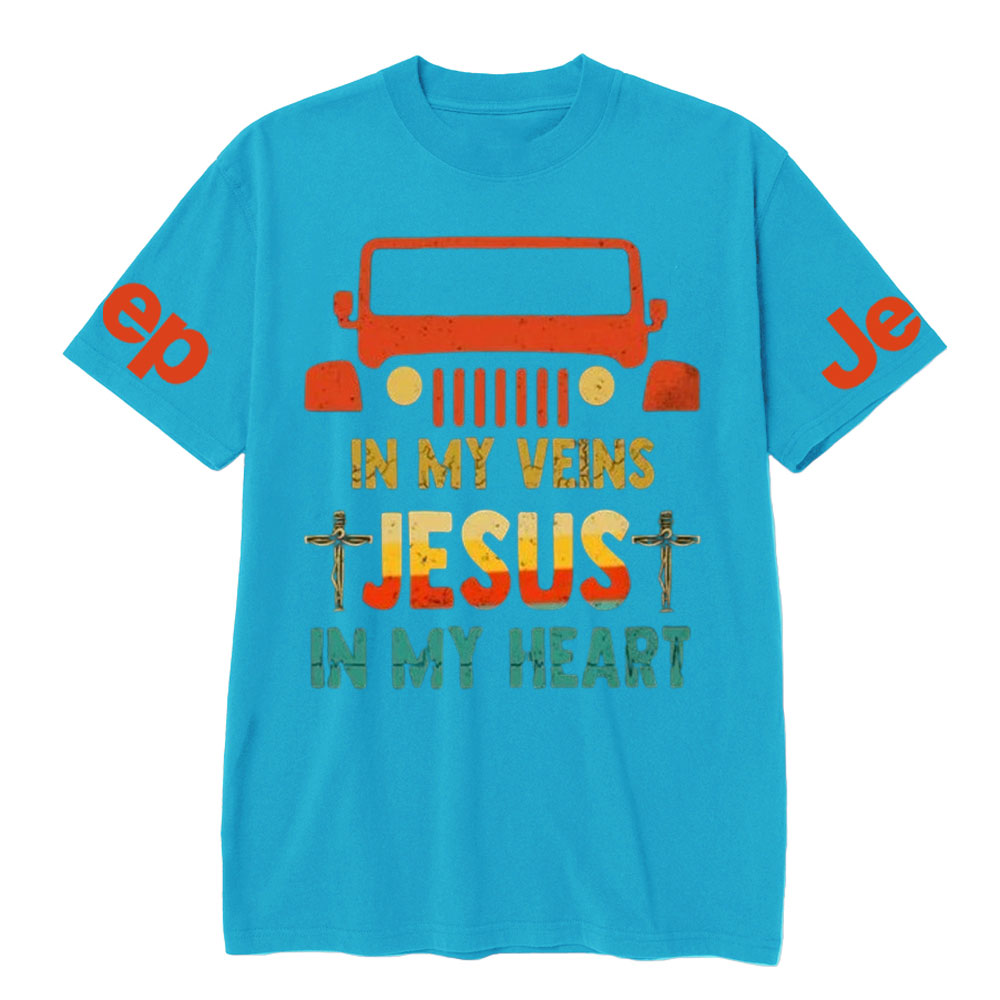 Jp in My Veins, Jesus in My Heart T-Shirt