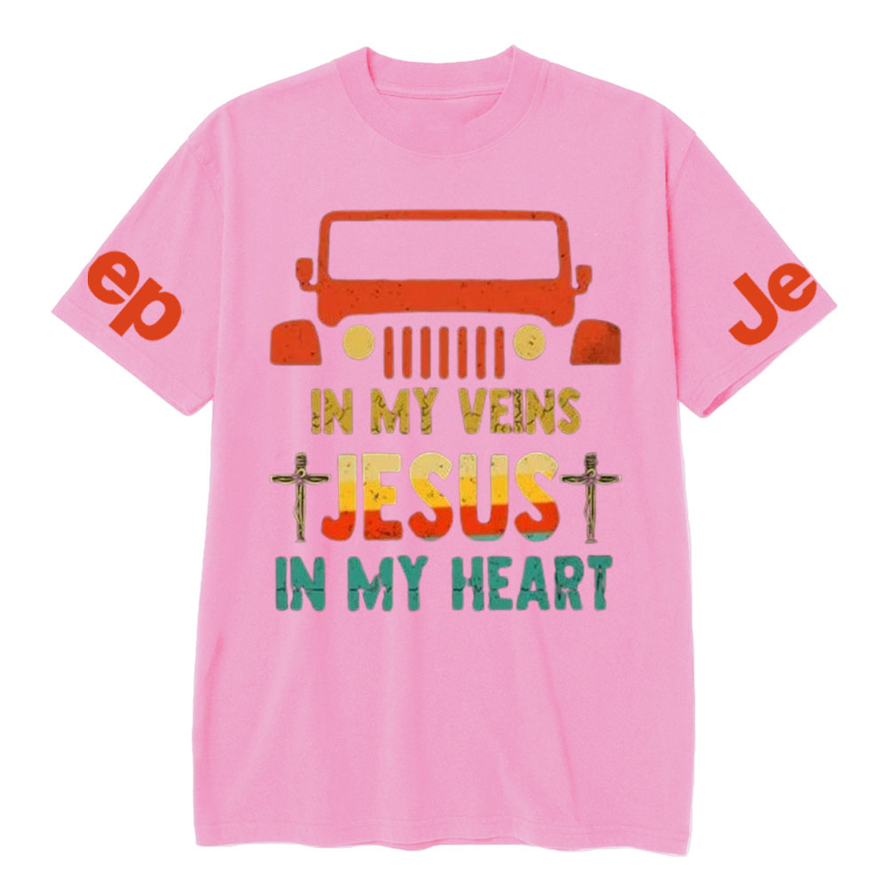 Jp in My Veins, Jesus in My Heart T-Shirt