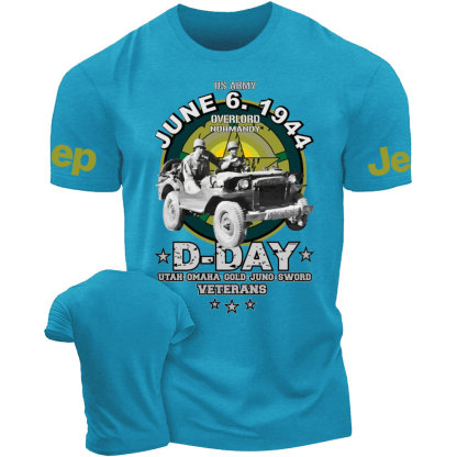 D-DAY Veterans Legendary Willys US ARMY Jp T-Shirt