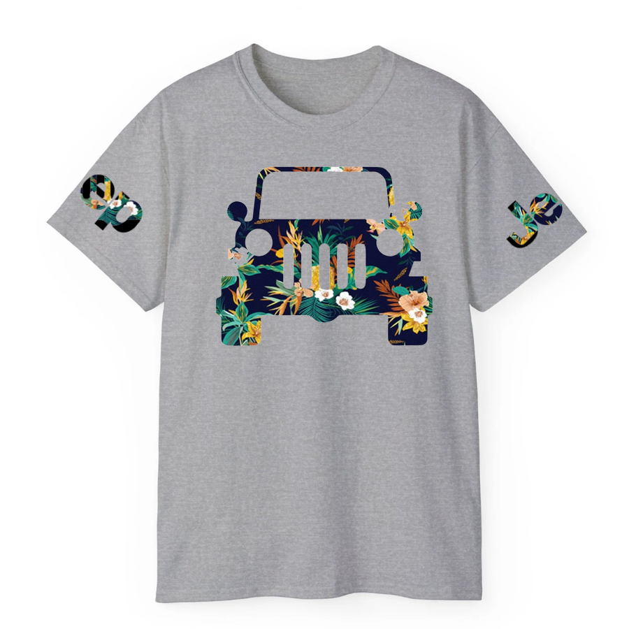 Vintage Flower Jp Girl Summer T-Shirt