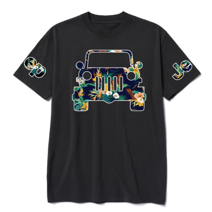 Vintage Flower Jp Girl Summer T-Shirt