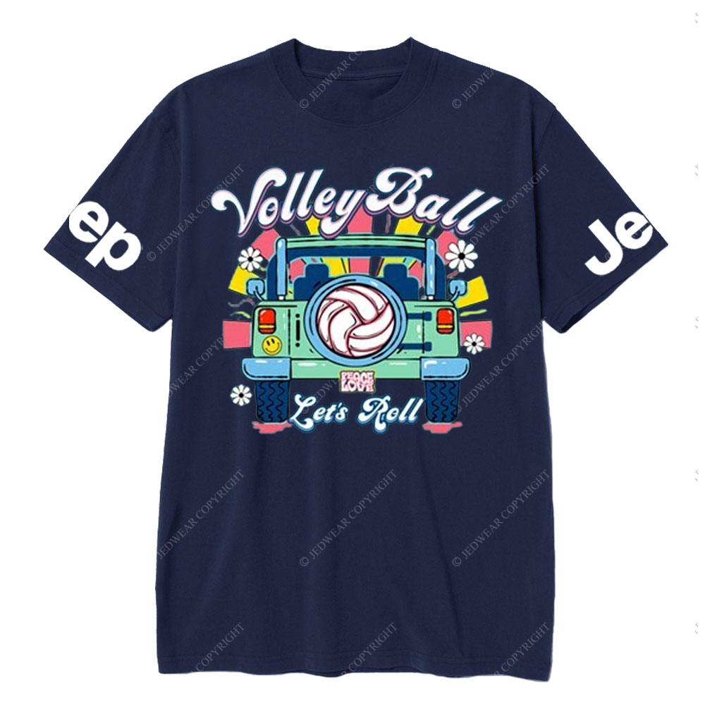 Let's Roll VolleyBall Jp Lover T-Shirt