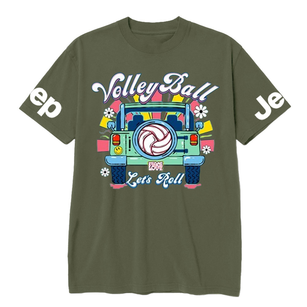 Let's Roll VolleyBall Jp Lover T-Shirt