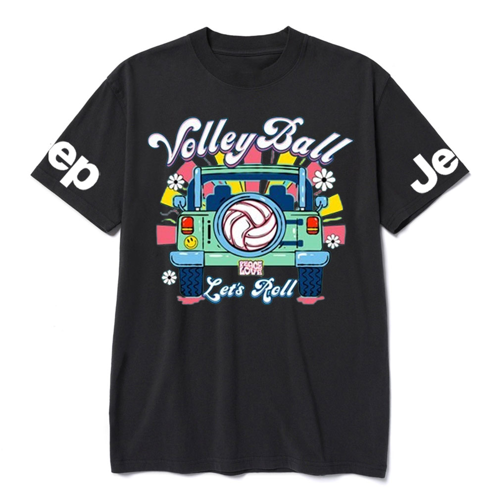 Let's Roll VolleyBall Jp Lover T-Shirt