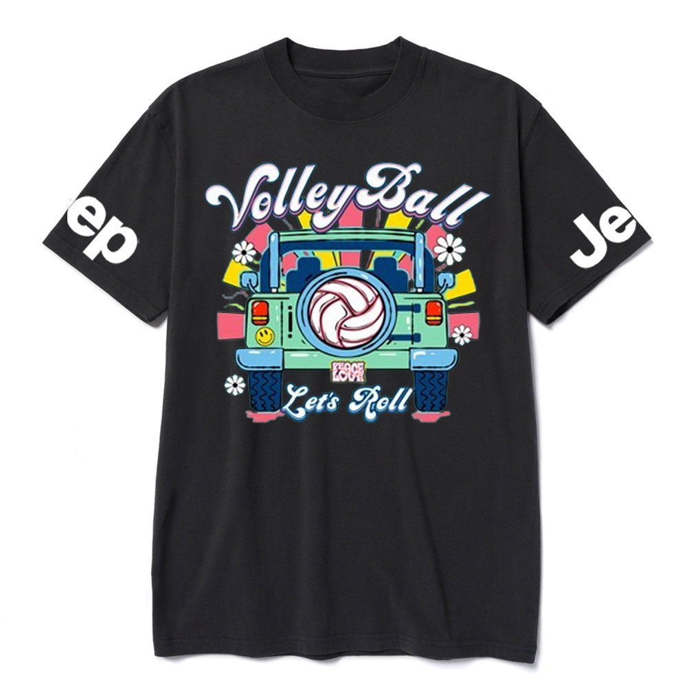 Let's Roll VolleyBall Jp Lover T-Shirt