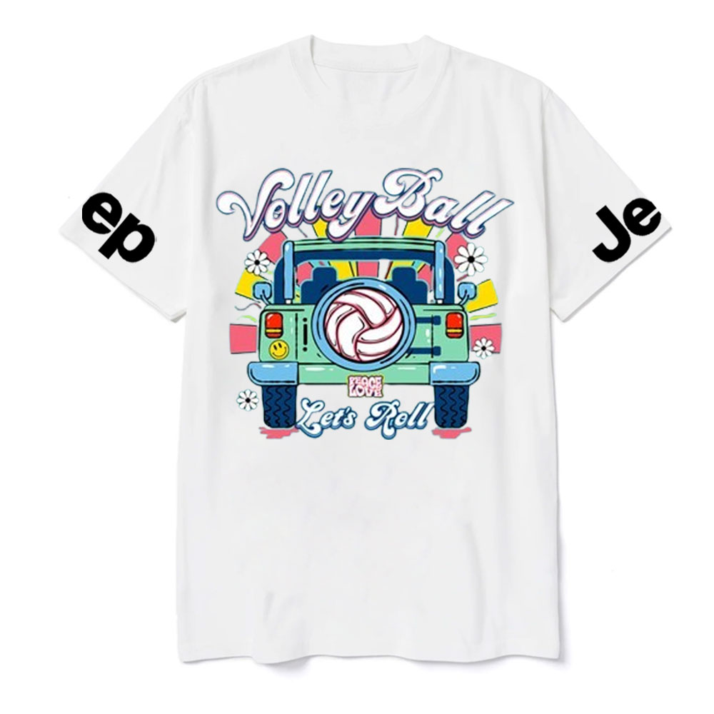 Let's Roll VolleyBall Jp Lover T-Shirt