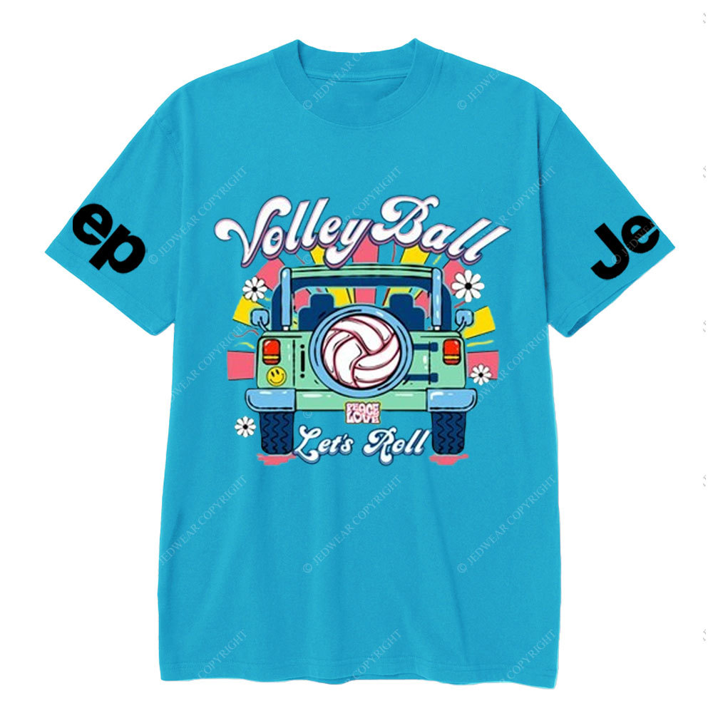 Let's Roll VolleyBall Jp Lover T-Shirt