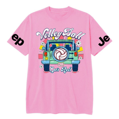 Let's Roll VolleyBall Jp Lover T-Shirt