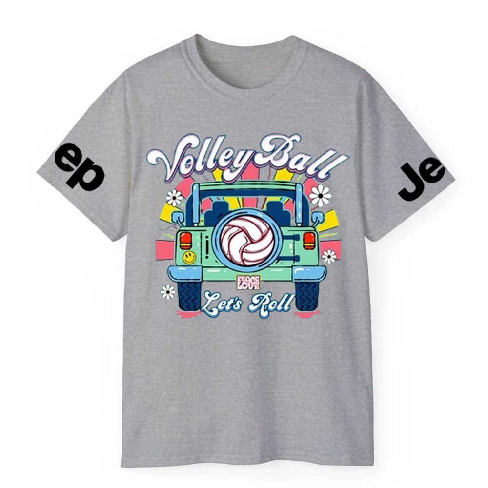Let's Roll VolleyBall Jp Lover T-Shirt