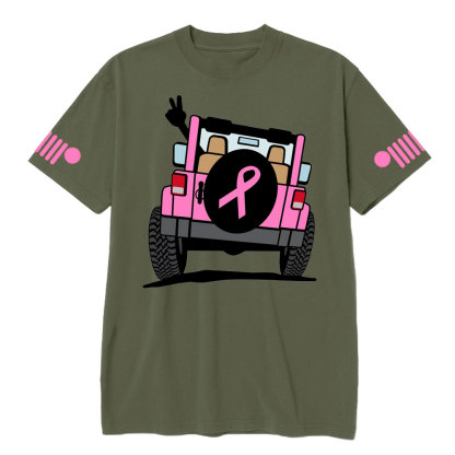 Pink Wave of Hope and Support Jp T-shirt