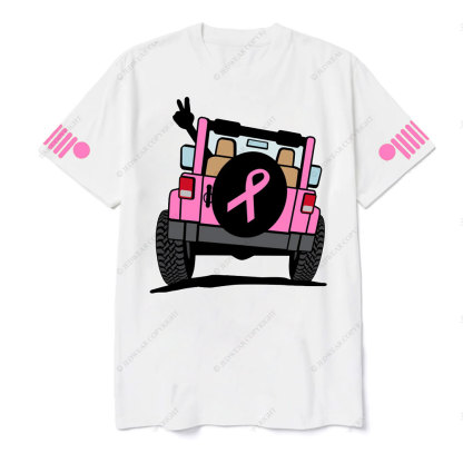 Pink Wave of Hope and Support Jp T-shirt