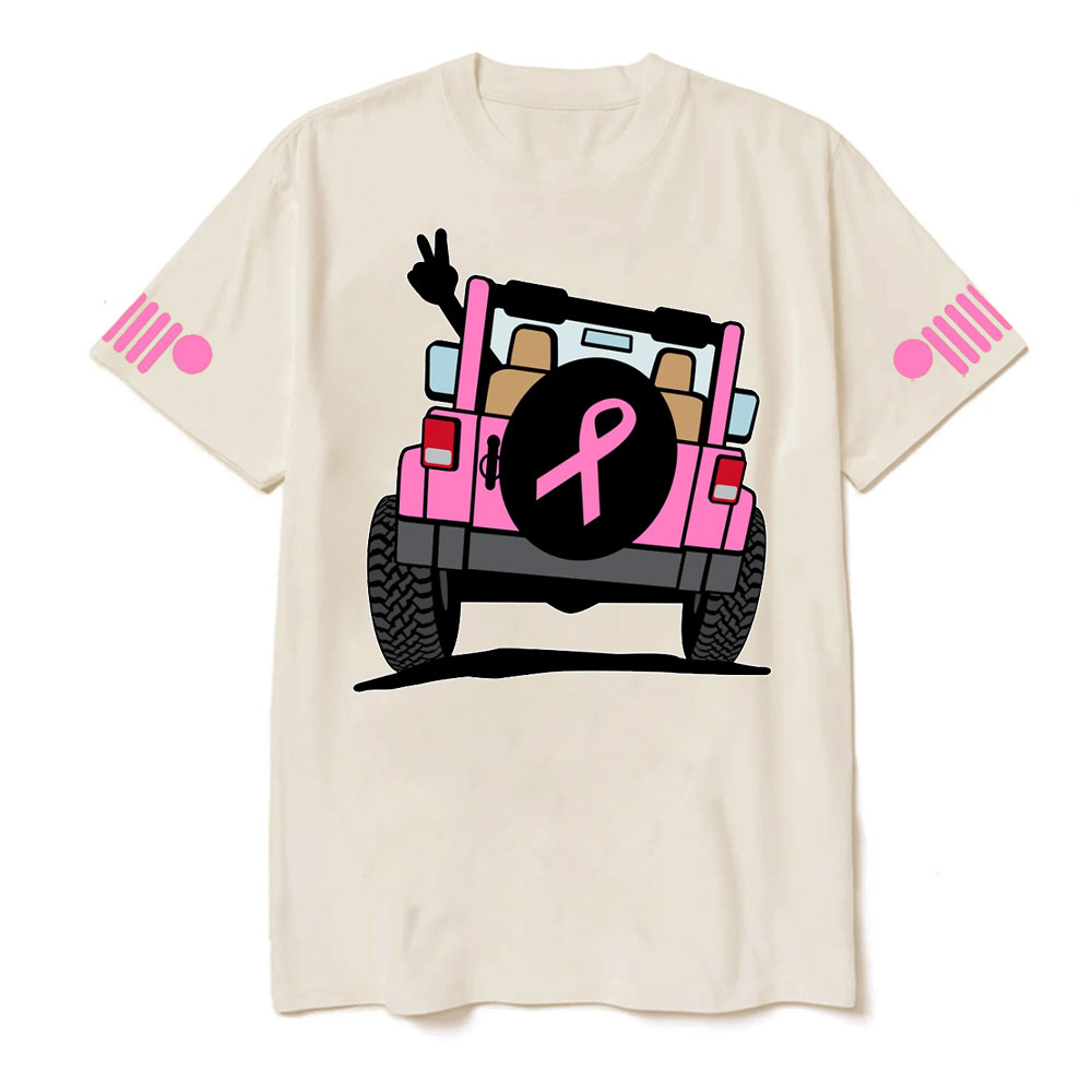 Pink Wave of Hope and Support Jp T-shirt
