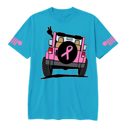 Pink Wave of Hope and Support Jp T-shirt