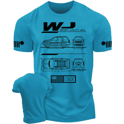 WJ Grand Cherokee Blueprint Jp T-Shirt