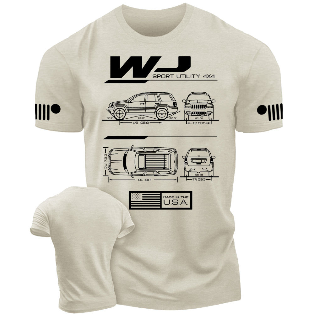 WJ Grand Cherokee Blueprint Jp T-Shirt