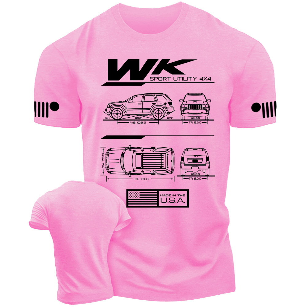 WK Grand Cherokee 2011-2022 Blueprint Jp T-Shirt