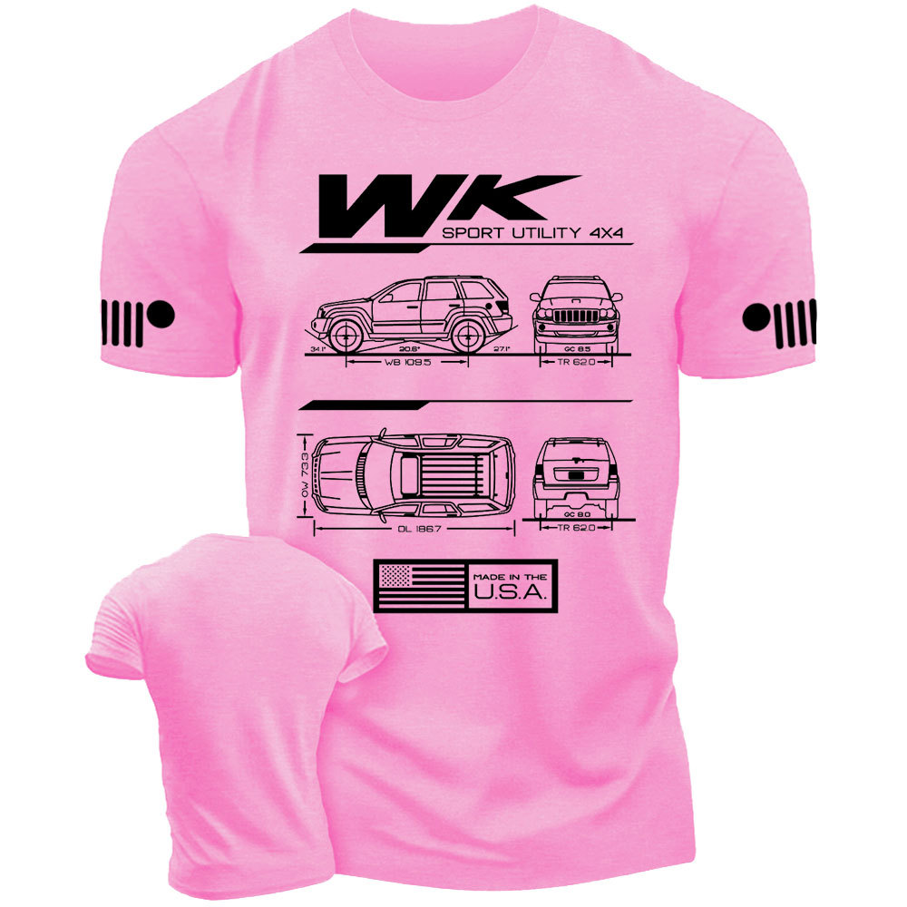 WK Grand Cherokee 2011-2022 Blueprint Jp T-Shirt