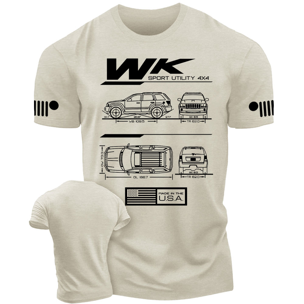 WK Grand Cherokee 2011-2022 Blueprint Jp T-Shirt