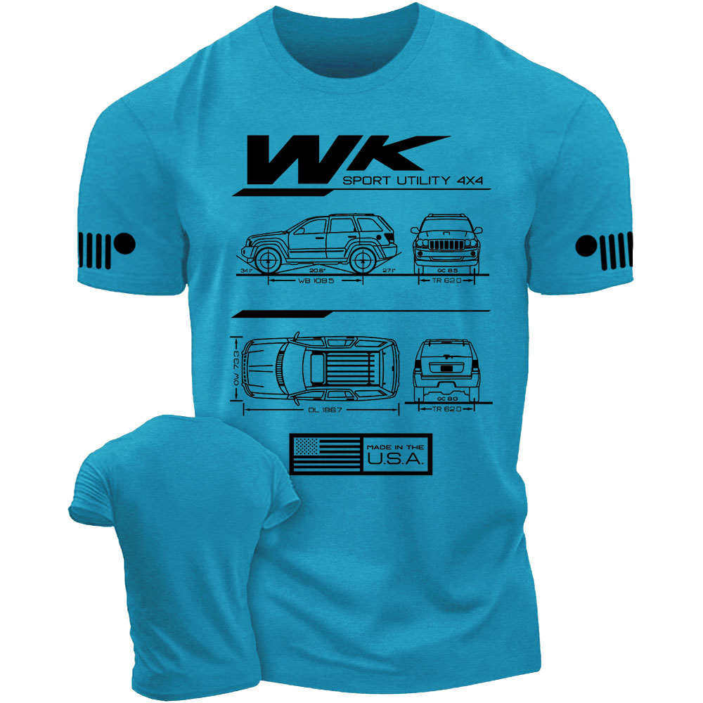 WK Grand Cherokee 2011-2022 Blueprint Jp T-Shirt