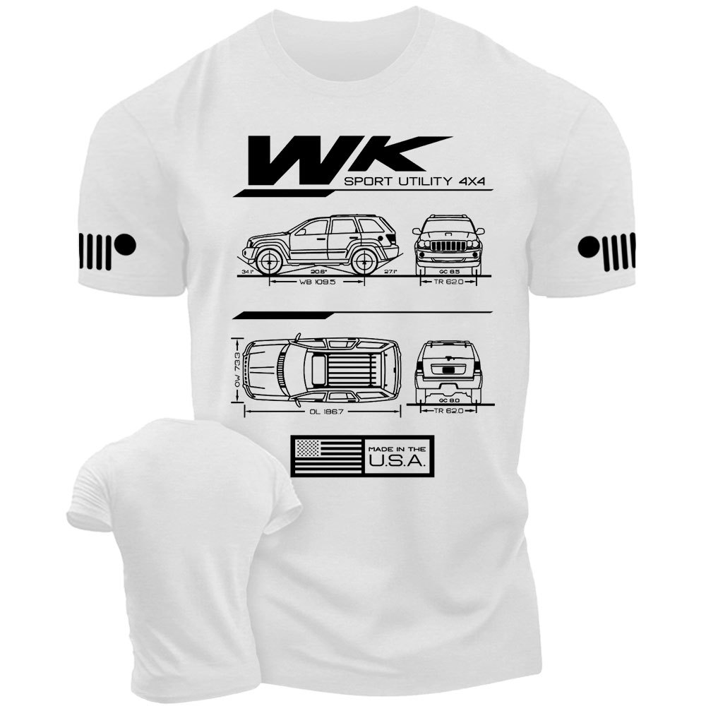WK Grand Cherokee 2011-2022 Blueprint Jp T-Shirt